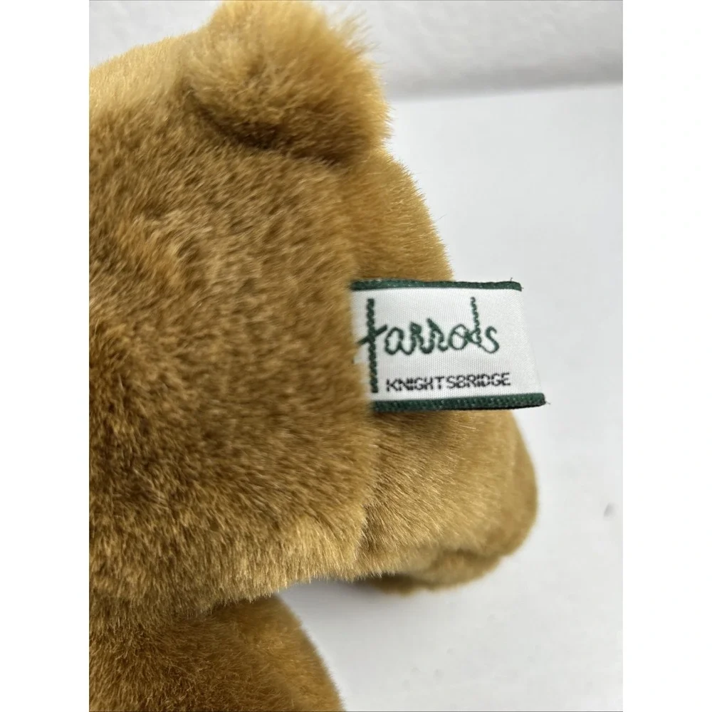 RARE HARRODS 1987 8 INCH‎  CHRISTMAS BEAR FROM TEN TEDDIES COLLECTION FOOT DATED